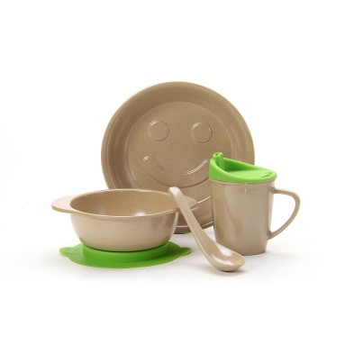 Rice Husk Fiber Kids Tableware set